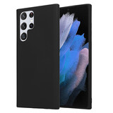 ShieldCase® Samsung Galaxy S22 Ultra silicone case (zwart)