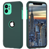 ShieldCase® Dubbellaags siliconen hoesje iPhone Xr (groen-aqua)