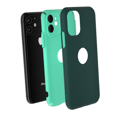 ShieldCase® ShieldCase dubbellaags siliconen hoesje iPhone X / Xs (groen-aqua)