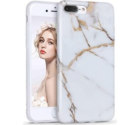 ShieldCase® Marmeren wit iPhone Xs Max hoesje ShieldCase® Marmeren wit iPhone Xs Max hoesje