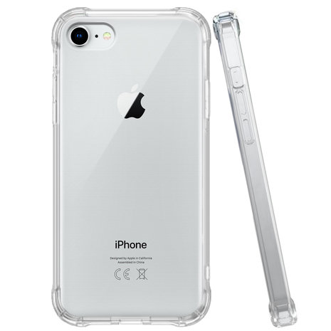 Kritiek onderdak Notitie Luxe Shock case iPhone 7/8/SE 2020 (transparant) - Phone-Factory