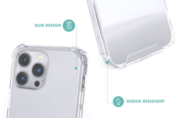 Coverzs Coverzs Luxe Shock case iPhone Xs Max (transparant) Coverzs Coverzs Luxe Shock case iPhone Xs Max (transparant)