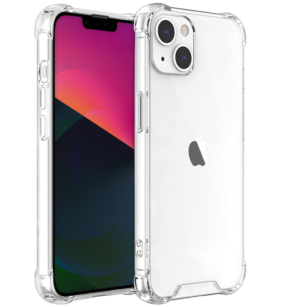 ShieldCase® Shieldcase Silicone Shock case TPU iPhone 13 Mini (transparant)