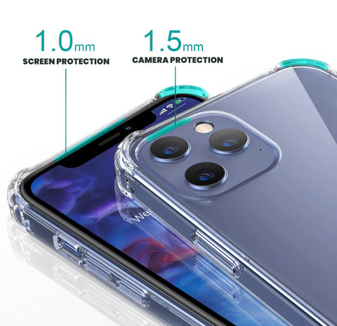 ShieldCase® Shieldcase Silicone Shock case TPU iPhone 11 Pro Max  (transparant)