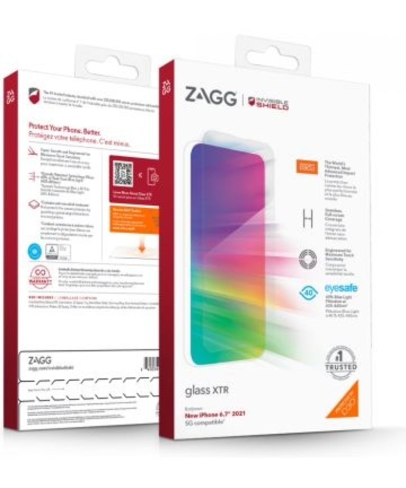 ZAGG InvisibleShield Glass XTR iPhone 13 Pro Max screenprotector