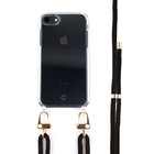 Coverzs Coverzs Transparant case met zwart koord iPhone 7/8/SE 2020