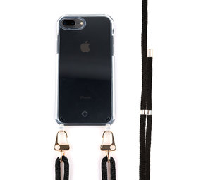 Coverzs Transparant case met zwart koord iPhone 7/8 Plus Coverzs Transparant case met zwart koord iPhone 7/8 Plus