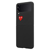 ShieldCase® Shieldcase Samsung Galaxy Z Flip 3 hoesje met hartje ShieldCase® Shieldcase Samsung Galaxy Z Flip 3 hoesje met hartje