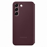 Samsung Originele Samsung Galaxy S22 Smart Clear View Cover - Burgundy Samsung Originele Samsung Galaxy S22 Smart Clear View Cover - Burgundy