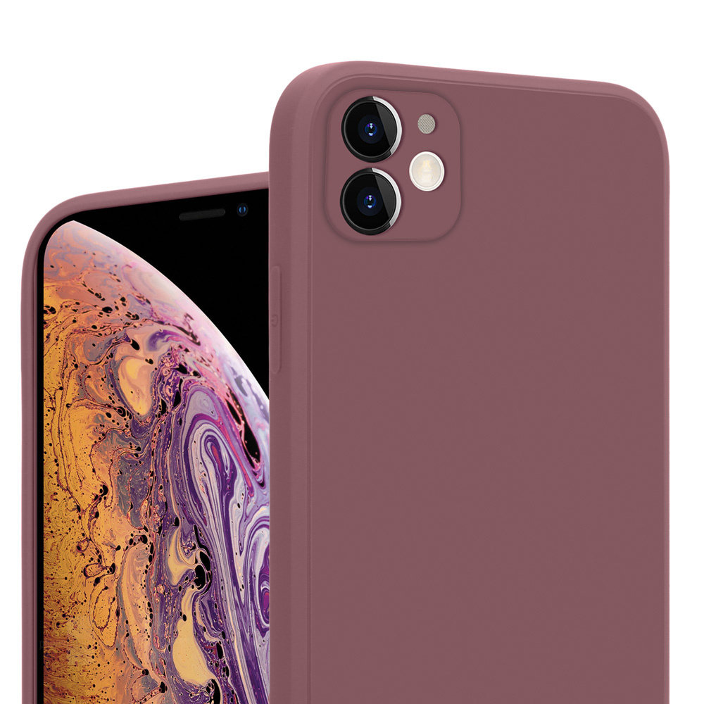 ShieldCase® ShieldCase iPhone 11 vierkante silicone case (Purple Grape)
