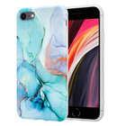 ShieldCase® ShieldCase Ocean Blue iPhone SE 2022 hoesje met camerabescherming