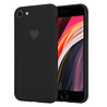 ShieldCase® ShieldCase LOVE Silicone case iPhone SE 2022 (zwart) ShieldCase® ShieldCase LOVE Silicone case iPhone SE 2022 (zwart)