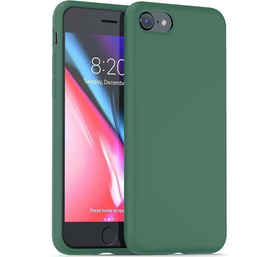 Siliconen hoesje iPhone SE 2022 (groen) Phone-Factory