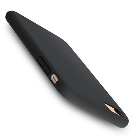 ShieldCase® Shieldcase Siliconen hoesje iPhone SE 2022 (zwart)