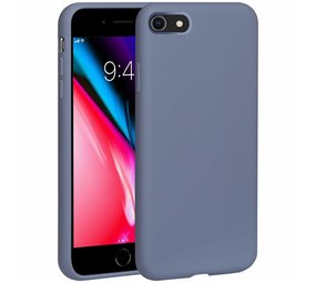 ShieldCase® Siliconen hoesje iPhone SE 2022 (lavendel grijs)