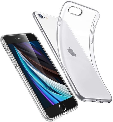 Het spijt me hoofd Veeg Ultra dun doorzichtig hoesje iPhone SE 2022 - Phone-Factory