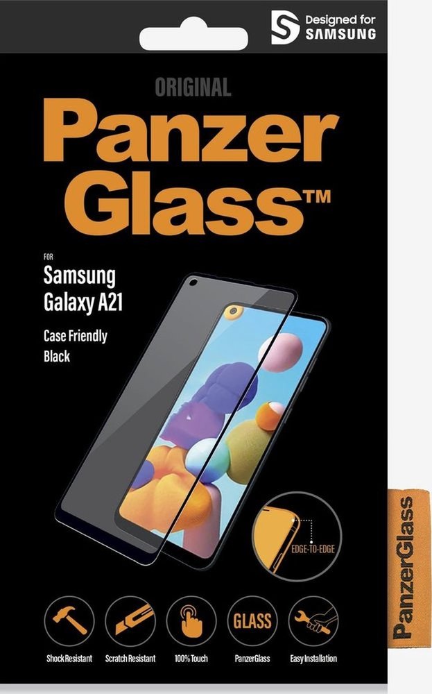 PanzerGlass PanzerGlass Edge-to-edge Samsung Galaxy A21 screenprotector