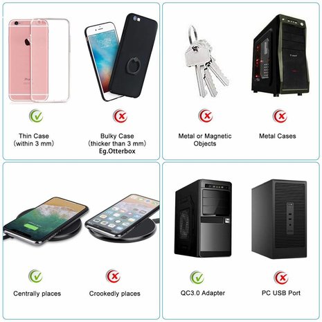 ShieldCase® Shieldcase Custom Wireless Charger - Draadloze oplader met je eigen afbeelding ShieldCase® Shieldcase Custom Wireless Charger - Draadloze oplader met je eigen afbeelding