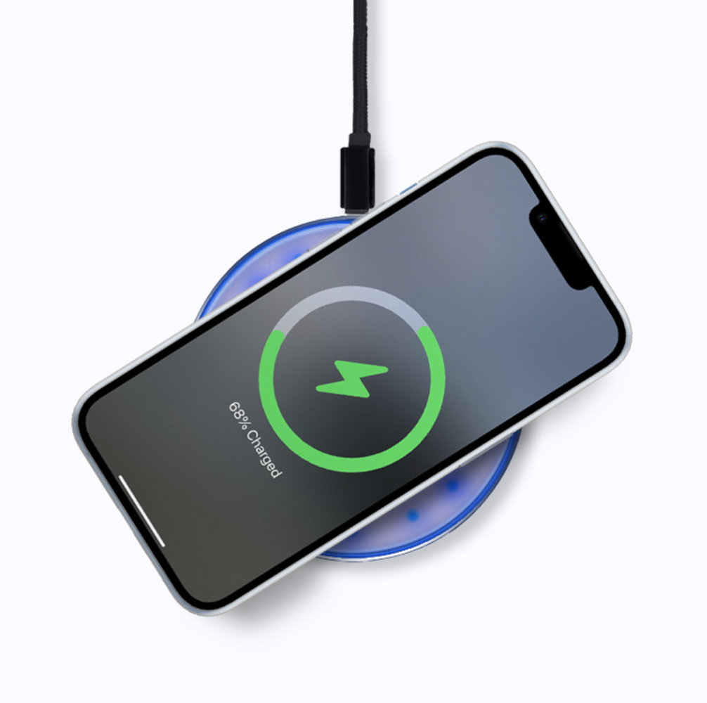 ShieldCase® Shieldcase Custom Wireless Charger - Draadloze oplader met je eigen afbeelding ShieldCase® Shieldcase Custom Wireless Charger - Draadloze oplader met je eigen afbeelding
