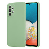 ShieldCase® Samsung Galaxy A53 siliconen hoesje (Lichtgroen)