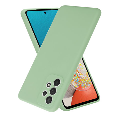 ShieldCase® Shieldcase Samsung Galaxy A53 siliconen hoesje (Lichtgroen)
