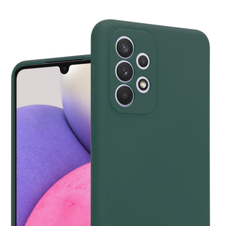 ShieldCase® Shieldcase Samsung Galaxy A33 siliconen hoesje (Donkergroen)