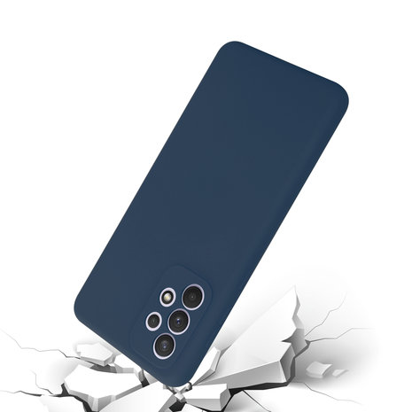 ShieldCase® Shieldcase Samsung Galaxy A33 siliconen hoesje (Blauw)