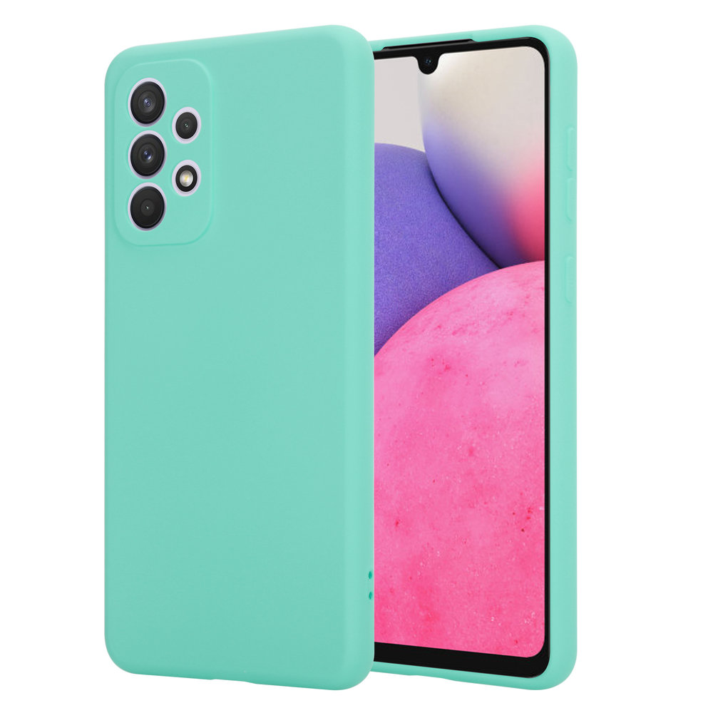 ShieldCase® Shieldcase Samsung Galaxy A33 siliconen hoesje (Aqua)