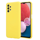 ShieldCase® Samsung Galaxy A13 4G siliconen hoesje (Geel)
