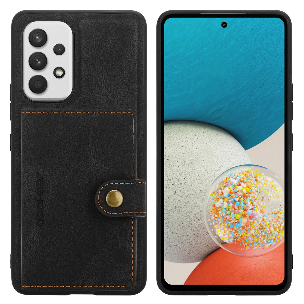 ShieldCase® ShieldCase Staande leren portemonnee case Samsung Galaxy A53 (zwart) ShieldCase® ShieldCase Staande leren portemonnee case Samsung Galaxy A53 (zwart)