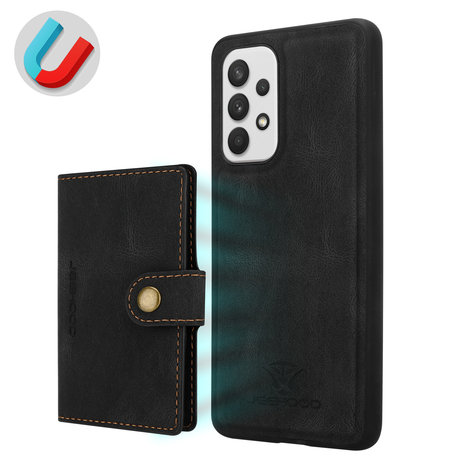 ShieldCase® ShieldCase Staande leren portemonnee case Samsung Galaxy A53 (zwart) ShieldCase® ShieldCase Staande leren portemonnee case Samsung Galaxy A53 (zwart)