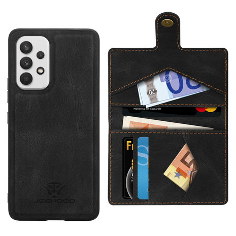 ShieldCase® ShieldCase Staande leren portemonnee case Samsung Galaxy A53 (zwart) ShieldCase® ShieldCase Staande leren portemonnee case Samsung Galaxy A53 (zwart)