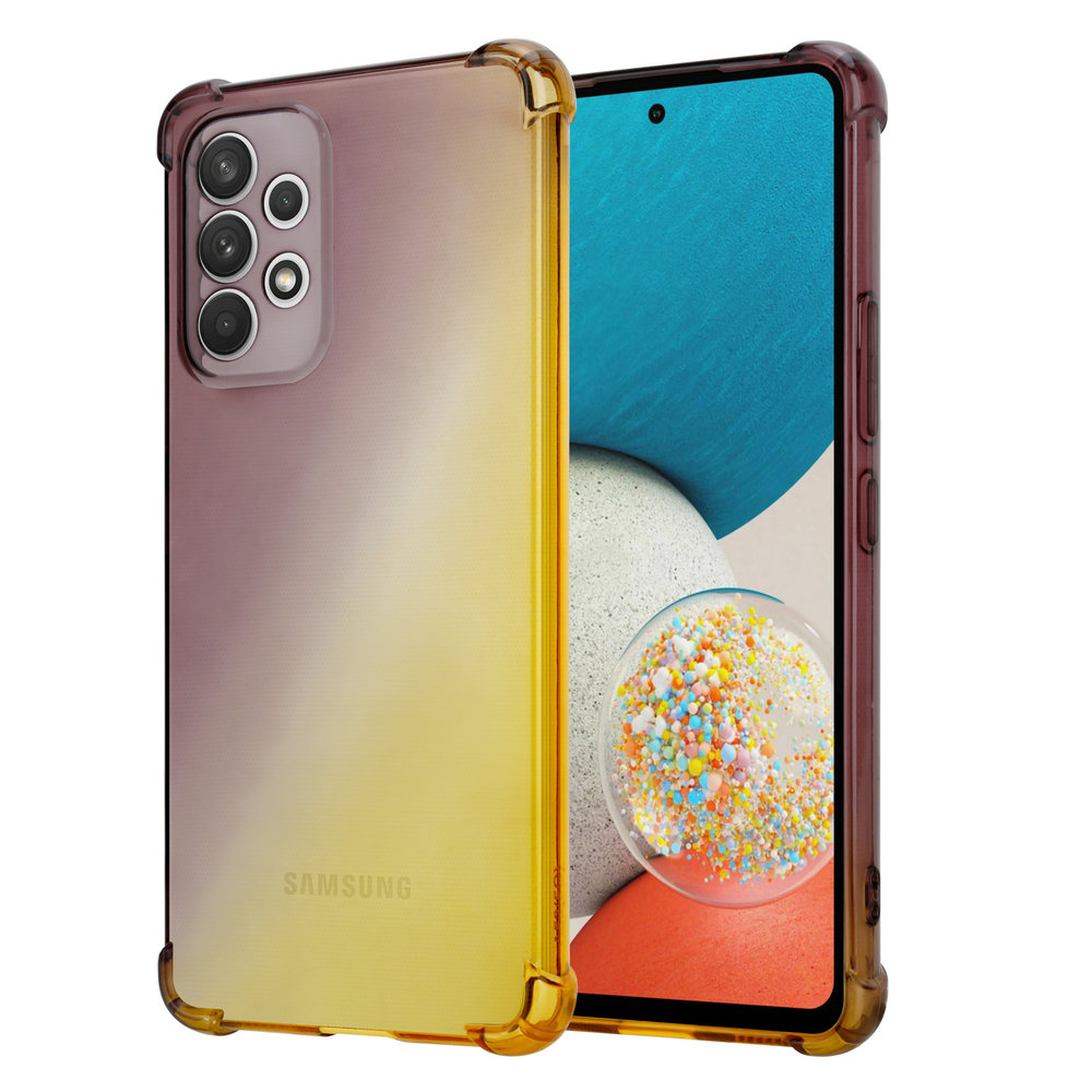ShieldCase® Shieldcase Samsung Galaxy A53 Gradient shock case (Zwart/goud) ShieldCase® Shieldcase Samsung Galaxy A53 Gradient shock case (Zwart/goud)