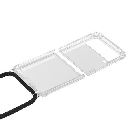 ShieldCase® ShieldCase Samsung Galaxy Z Flip 3 shock hoesje met koord ShieldCase® ShieldCase Samsung Galaxy Z Flip 3 shock hoesje met koord