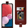 ShieldCase® Shieldcase Samsung Galaxy A13 4G Flip case (Bruin leer) ShieldCase® Shieldcase Samsung Galaxy A13 4G Flip case (Bruin leer)