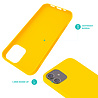 Ceezs Ceezs iPhone 11 hoesje siliconen Geel Ceezs Ceezs iPhone 11 hoesje siliconen Geel