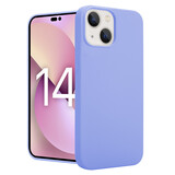 ShieldCase® iPhone 14 silicone case (paars)