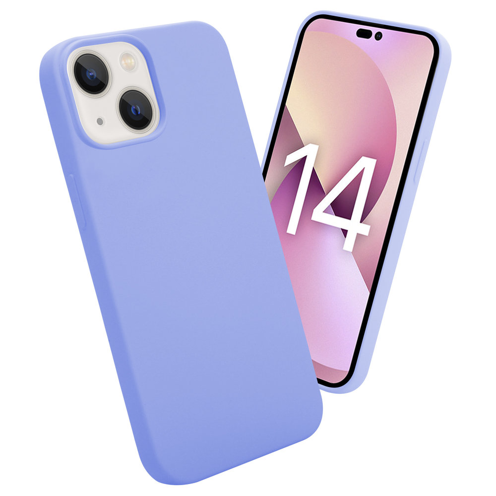 ShieldCase® ShieldCase iPhone 14 silicone case (paars)