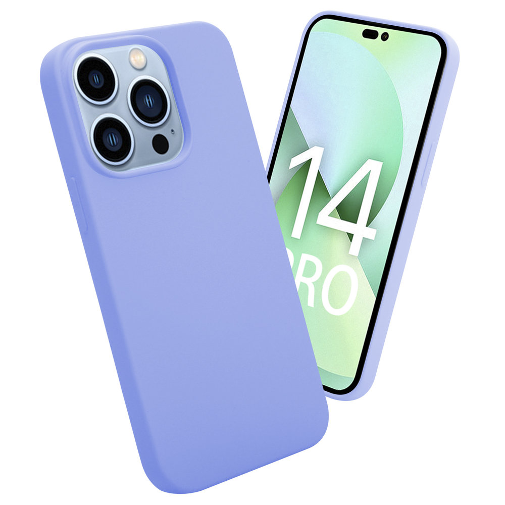 ShieldCase® ShieldCase iPhone 14 Pro silicone case (paars)