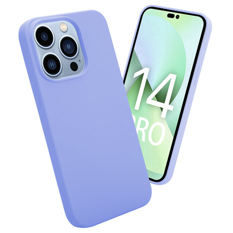 ShieldCase® ShieldCase iPhone 14 Pro silicone case (paars)
