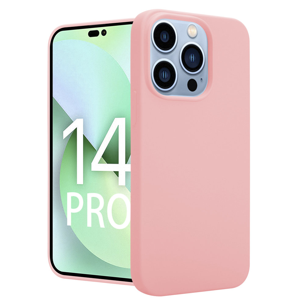 ShieldCase® ShieldCase iPhone 14 Pro silicone case (roze)
