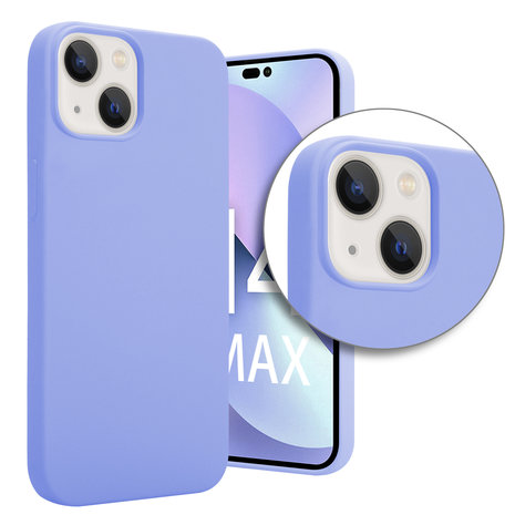 ShieldCase® ShieldCase iPhone 14 Plus silicone case (paars)