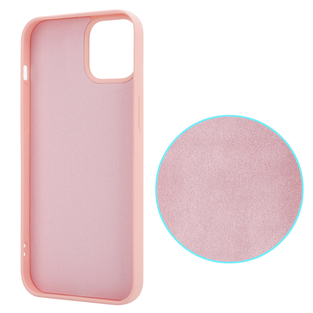 ShieldCase® ShieldCase iPhone 14 Plus silicone case (roze)