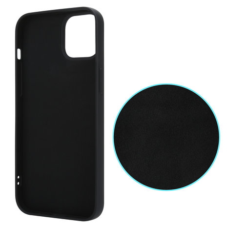 ShieldCase® ShieldCase iPhone 14 Plus silicone case (zwart)