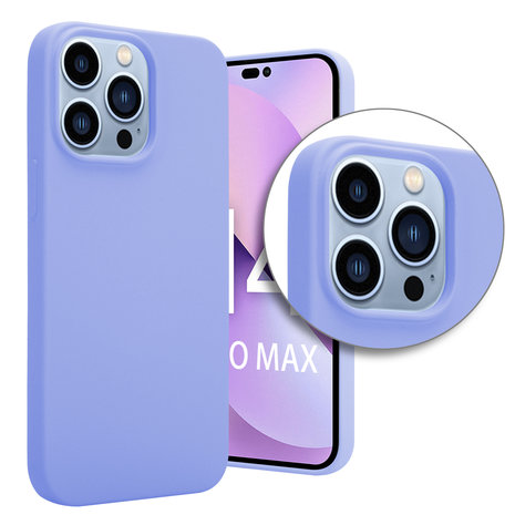 ShieldCase® ShieldCase iPhone 14 Pro Max silicone case (paars)