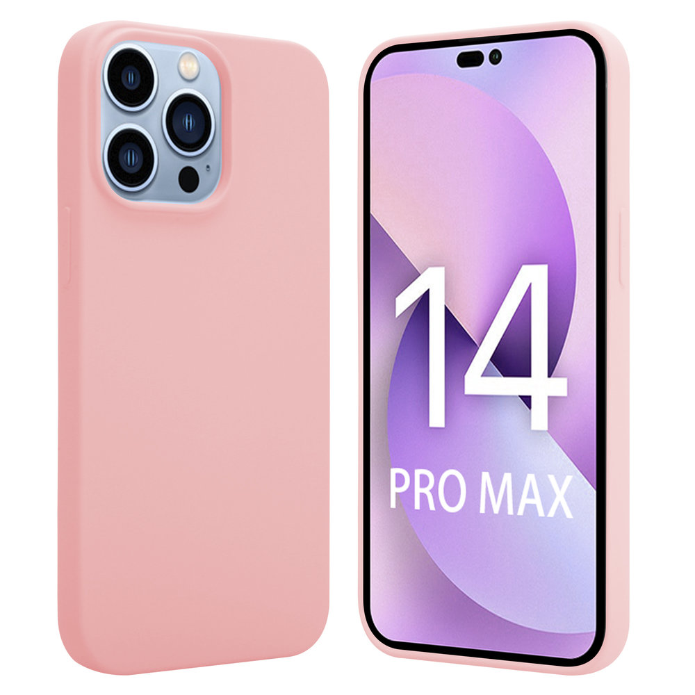 ShieldCase® ShieldCase iPhone 14 Pro Max silicone case (roze)