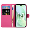 ShieldCase® ShieldCase iPhone 14 Pro wallet case (roze) ShieldCase® ShieldCase iPhone 14 Pro wallet case (roze)