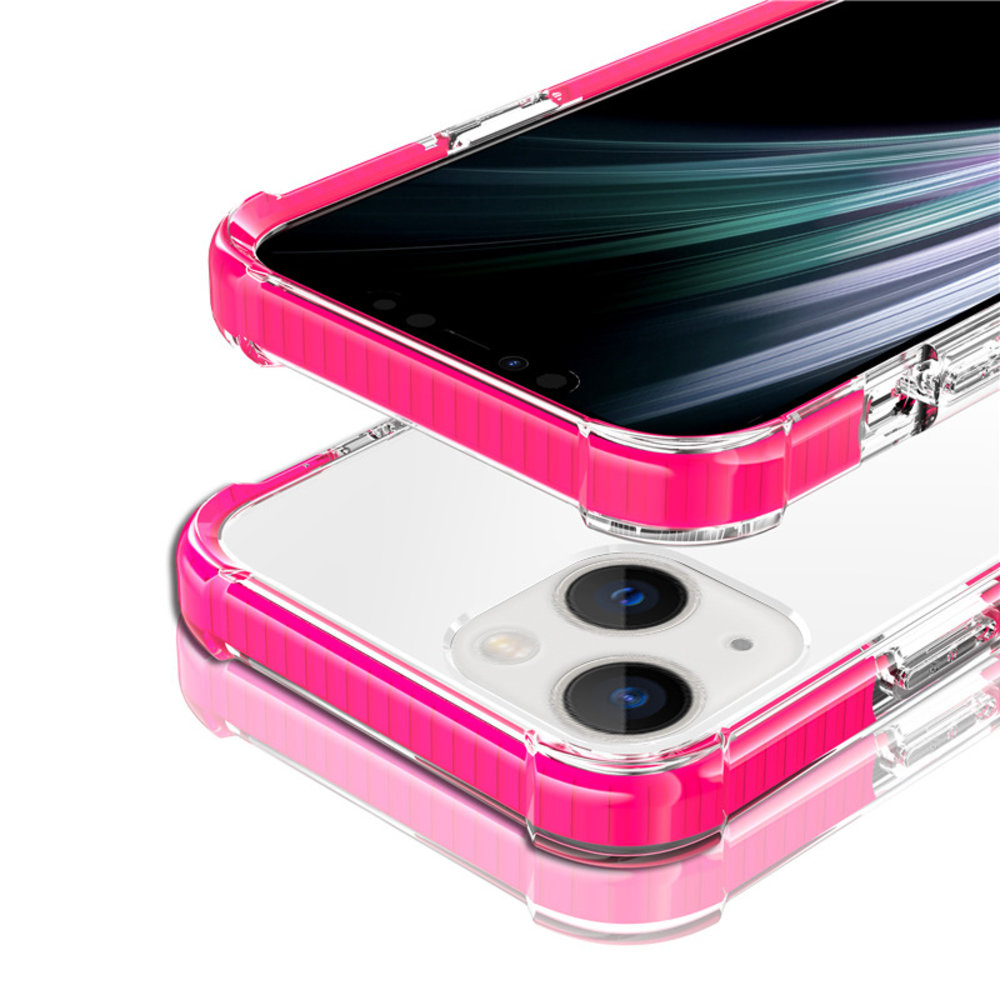 Bumper shock case iPhone 14 (roze) PhoneFactory