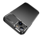 ShieldCase® ShieldCase iPhone 14 Carbon Fiber Case (zwart)