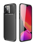 ShieldCase® ShieldCase iPhone 14 Pro Max Carbon Fiber Case (zwart)